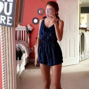 Denim Romper